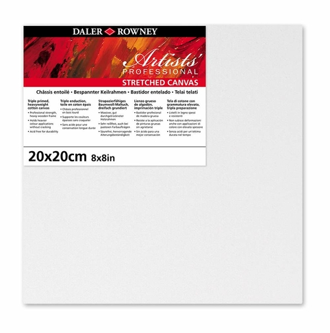 Daler-Rowney Artists' Canvas 8x8In (20x20cm)