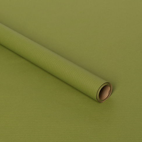 WHSmith Kraft Lime Green Wrapping Paper 4m