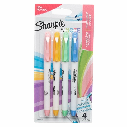 Sharpie S-Note Creative Assorted Markers (Pack of 4)