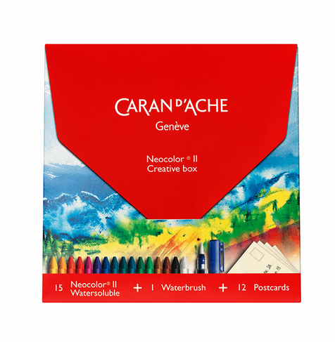 Caran d'Ache Neocolor II Creative Kit (Tin of 15)
