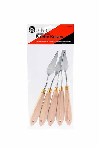 Jakar Steel Palette Knives (Pack of 5)