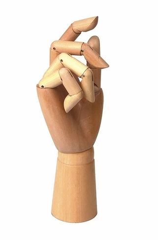 Jakar 12 Inch Wooden Hand