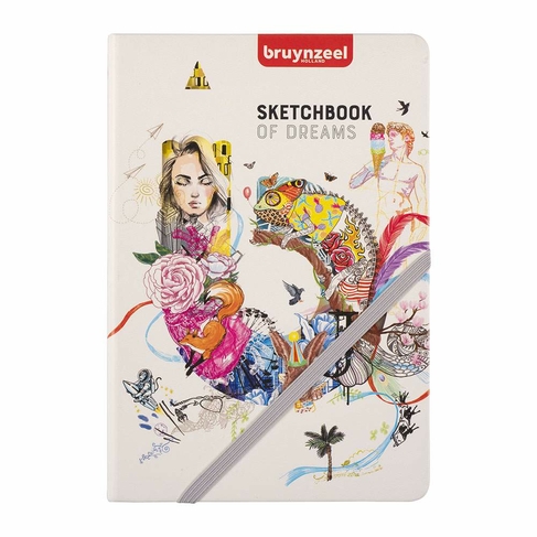 Bruynzeel Creatives A5 Sketch Notebook 140gsm 80 White Sheets