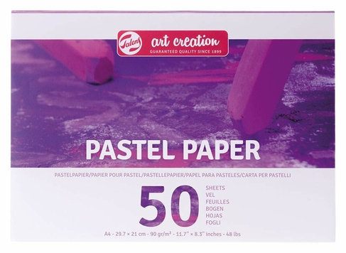 Talens Art Creation A4 Pastel Paper Pad 90gsm 50 White Sheets