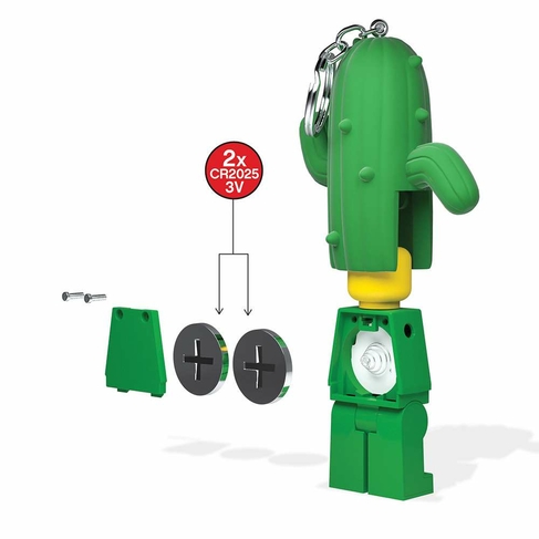 LEGO Iconic Cactus Boy LED Light Key Chain Chain