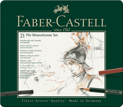 Faber-Castell PITT Monochrome Graphite Set Medium