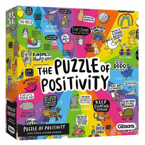 Puzzle Of Positivity 1000 Piece Jigsaw Puzzle