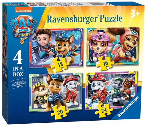 Ravensburger Paw Patrol New 4 In A Box Jigsaw Puzzle