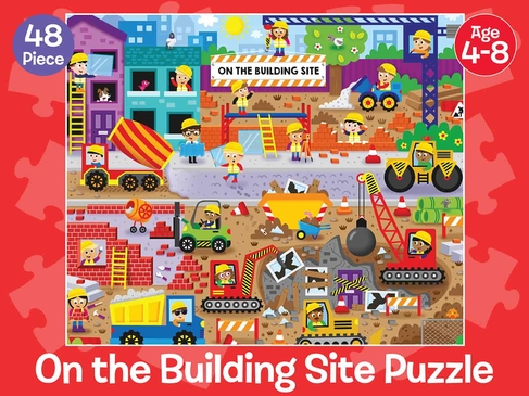 WHSmith On The Building Site 48 Piece Jigsaw Puzzle