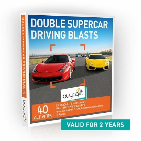 Buyagift Double Supercar Driving Blasts Gift Experience
