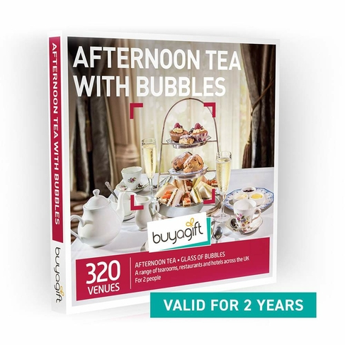 Buyagift Afternoon Tea with Bubbles Gift Experience