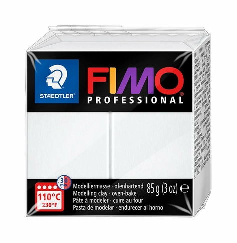 STAEDTLER FIMO Professional Modelling Clay 85g White
