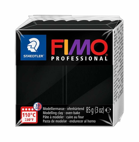 STAEDTLER FIMO Professional Modelling Clay 85g Black