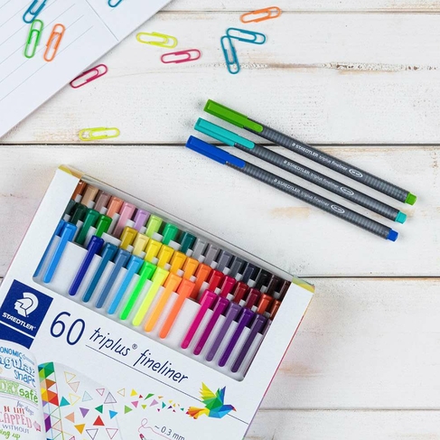 Staedtler Triplus Fineliner 60 ct, Wow! There's now SIXTY d…