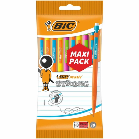BIC Matic Mechanical Pencils Assorted Colours (Pack of 10)