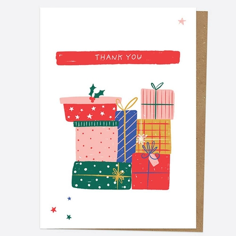 Dotty About Paper Christmas Brights Thank You Cards Pack of 10