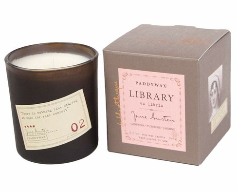 Paddywax Library Jane Austen Boxed Candle