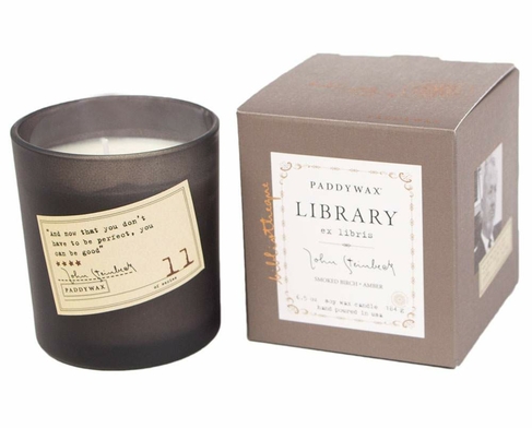 Paddywax Library John Steinbeck Boxed Candle