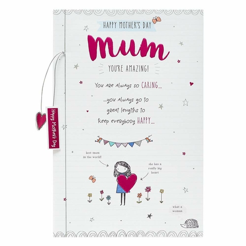 UK Greetings Oodles or Doodles Mother's Day Card