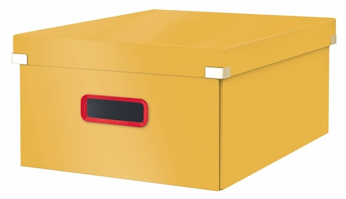 Leitz Click & Store Warm Yellow Cosy Large Storage Box 