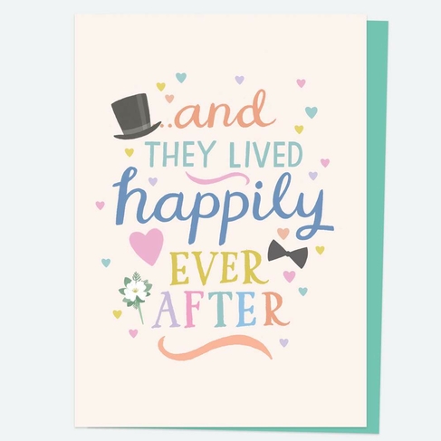Dotty About Paper Mr and Mr Ever After Wedding Card
