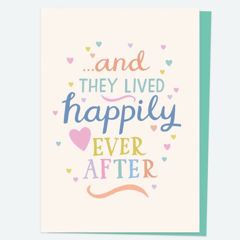 Dotty About Paper Mx and Mx Ever After Wedding Card