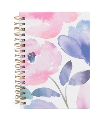 WHSmith Fleur Nouvelle A6 Wiro Notebook