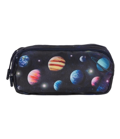 WHSmith Space Double Zip Chunky Pencil Case