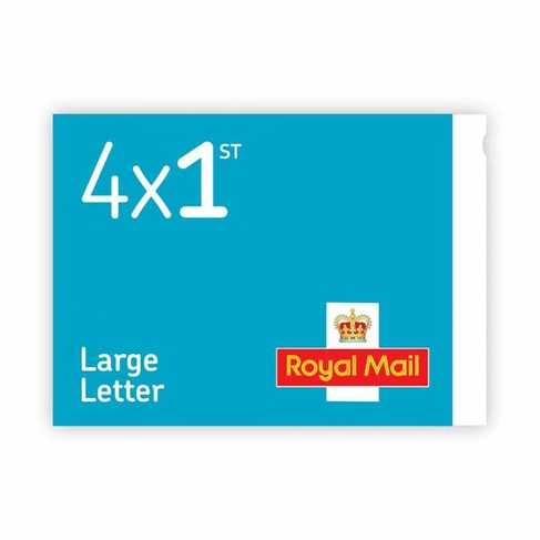 Royal Mail 1st Class Large Letter Stamp (Book of 4)