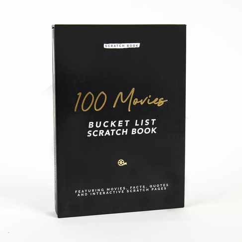 100 Movies Keepsake Scratch Book
