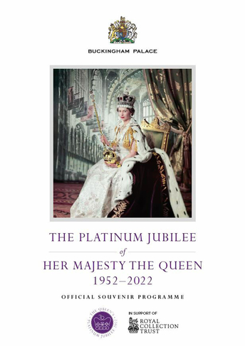 Official Souvenir Programme of Her Majesty The Queen's Platinum Jubilee 1952-2022