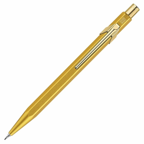 Caran d'Ache 844 Metal Mechanical Pencil 0.7mm Gold Bar Special Edition Slimpack