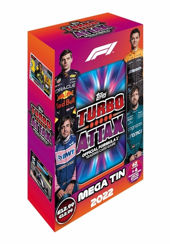 F1 Turbo Attax 2022 Assorted Mega Tin