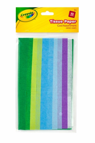 Crayola Tissue Paper Pack Cool Shades (10 Sheets)
