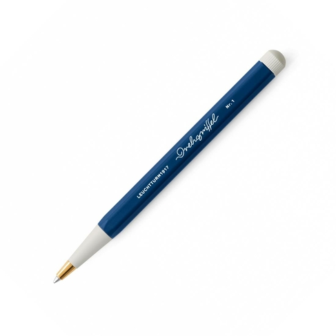 Drehgriffel No.1. Navy, Ballpoint Pen With Royal Blue Ink