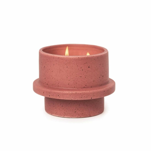 Paddywax Folia Matte Speckled Red Ceramic Candle