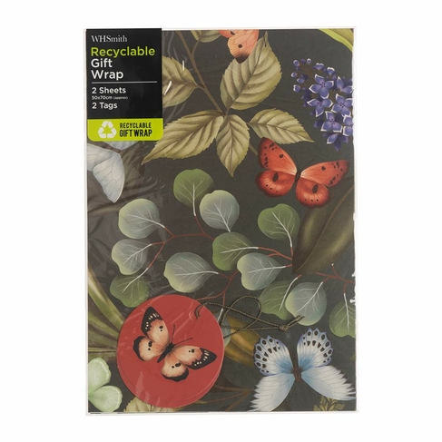 WHSmith Serenity Flat Wrap and Tags