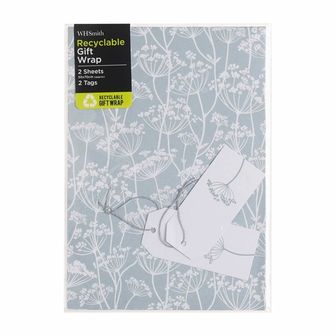 WHSmith Cowslip Flat Gift Wrap and Tags