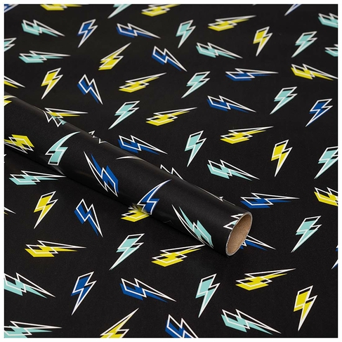 WHSmith 3M Lightning Bolt Recyclable Gift Wrap