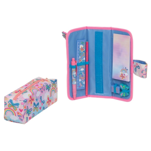 WHSmith Butterflies Fold Out Pencil Case