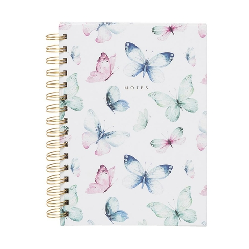 WHSmith A5 Butterfly Wiro Notebook