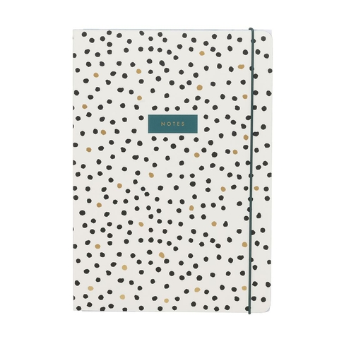 WHSmith B5 Gold Spot Flexi Notebook