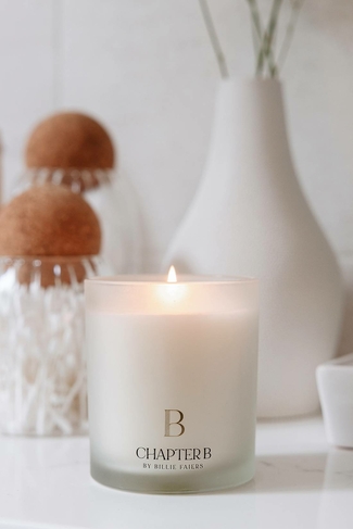Billie Faiers Chapter B Frosted Glass Candle