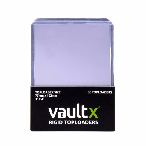 Vault X Rigid Toploading 35pt Protective Trading Card Sleeves (Pack of 50)