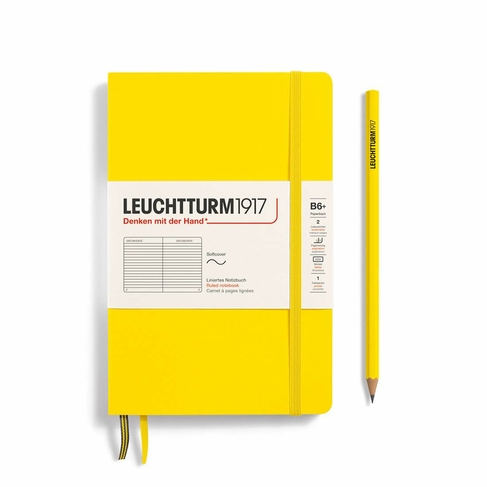 Leuchtturm1917 Softcover Lemon Ruled B6 Notebook