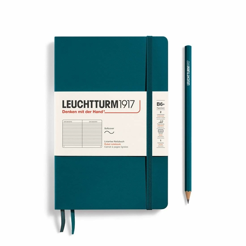 Leuchtturm1917 Softcover Pacific Green Ruled B6 Notebook