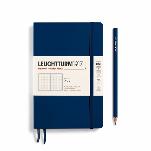 Leuchtturm1917 Softcover Navy Dotted B6 Notebook