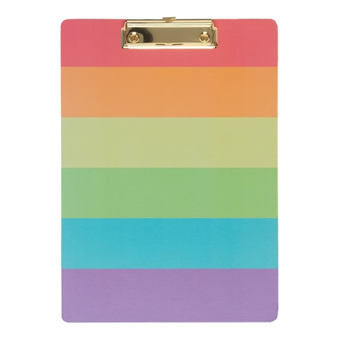 WHSmith A4 Rainbow Clipboard