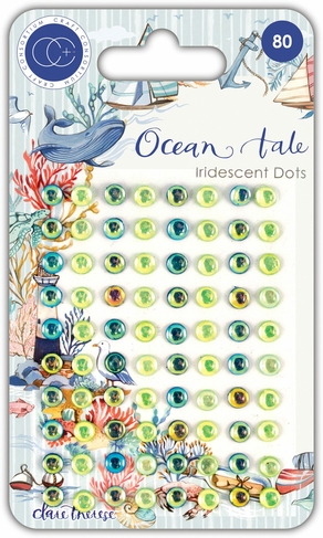 Craft Consortium Ocean Tale Iridescent Dots (Pack of 80)