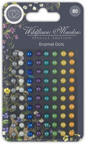 Craft Consortium Wildflower Meadow Enamel Dots (Pack of 80)